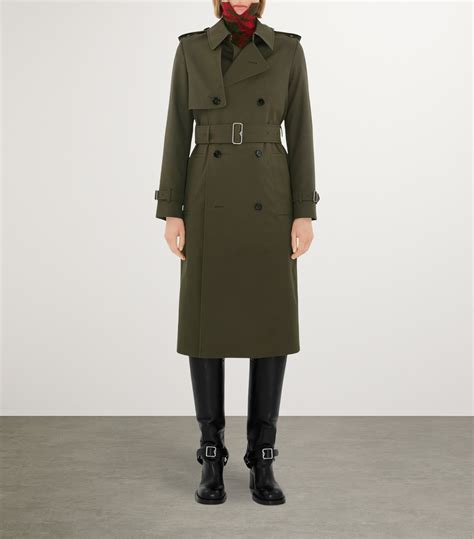 burberry cotton blend trench coat|burberry trench coat clearance.